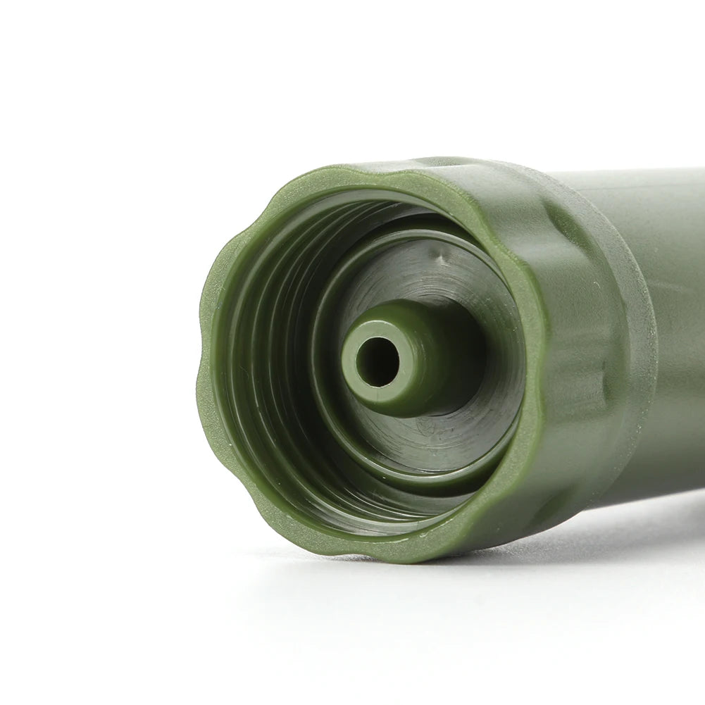 Wild Leven Nood Drinkwater Filtering Tools Draagbaar Kamperen Wandelen Leven Survival Water Purifier Filter Met Stro