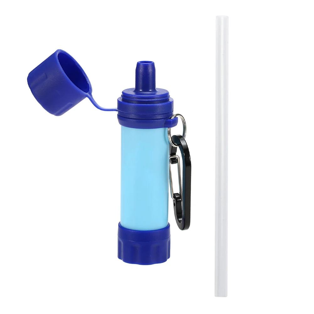 Wild Leven Nood Drinkwater Filtering Tools Draagbaar Kamperen Wandelen Leven Survival Water Purifier Filter Met Stro